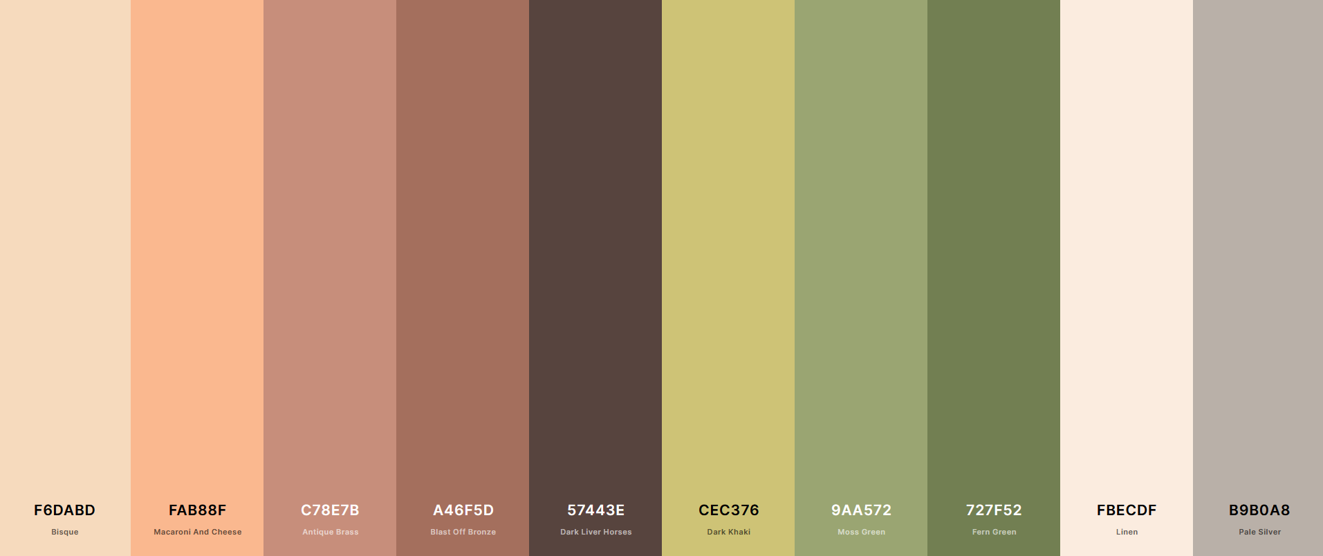 Colors from My Illustrations | Caper and Crow